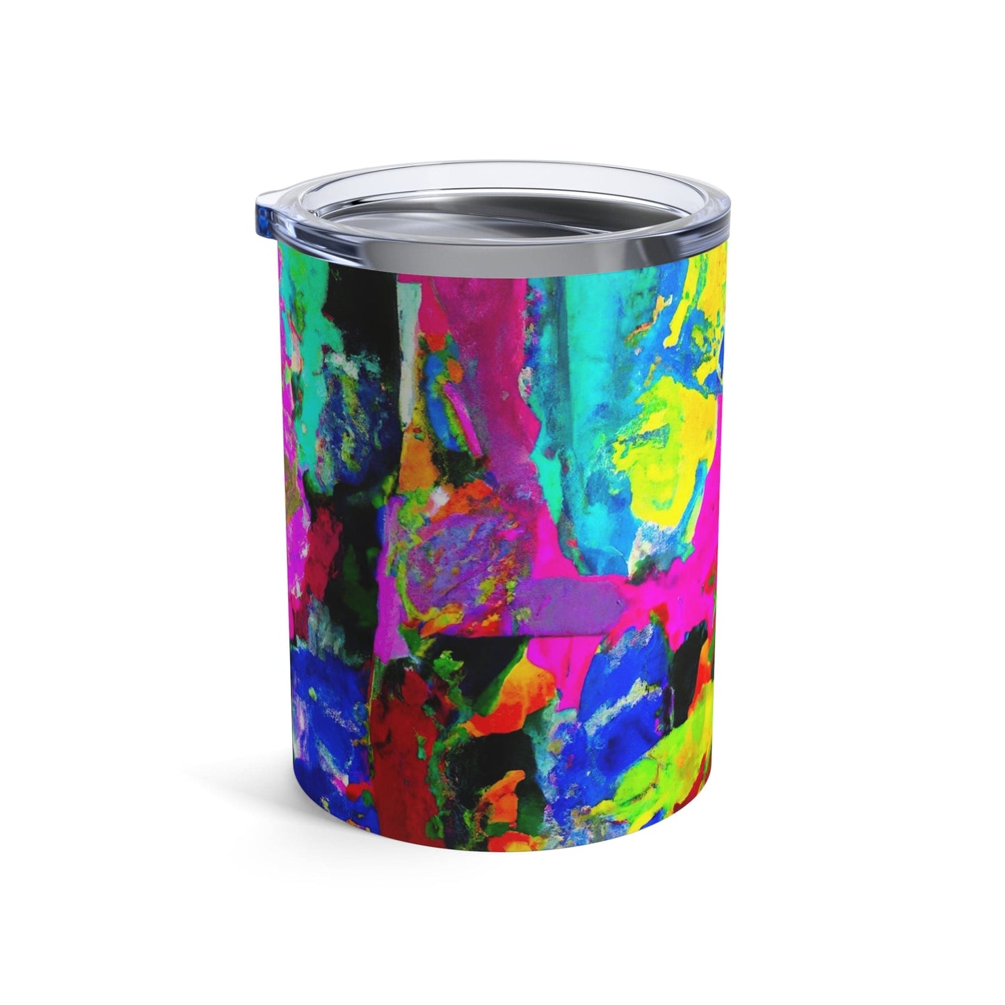 Insulated Tumbler 10oz Multicolor Abstract Pattern