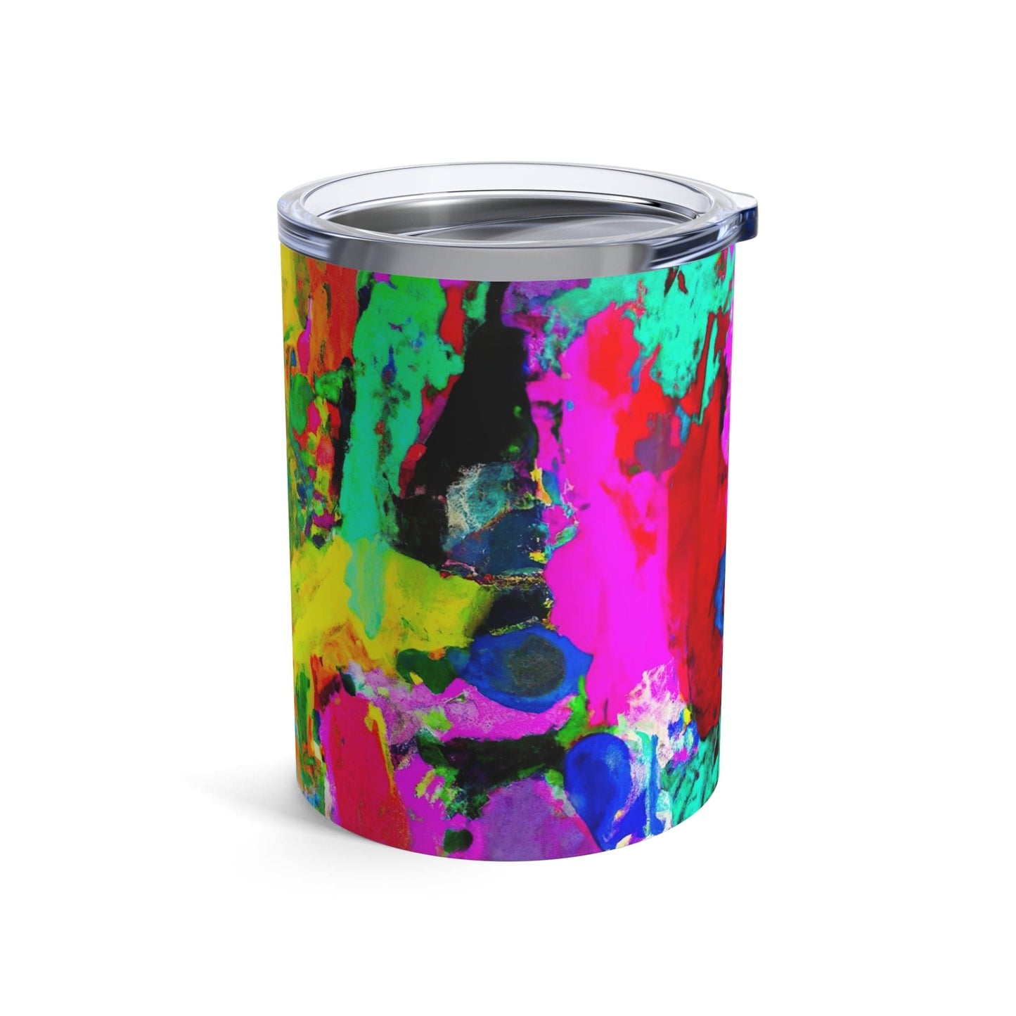 Insulated Tumbler 10oz Multicolor Abstract Pattern