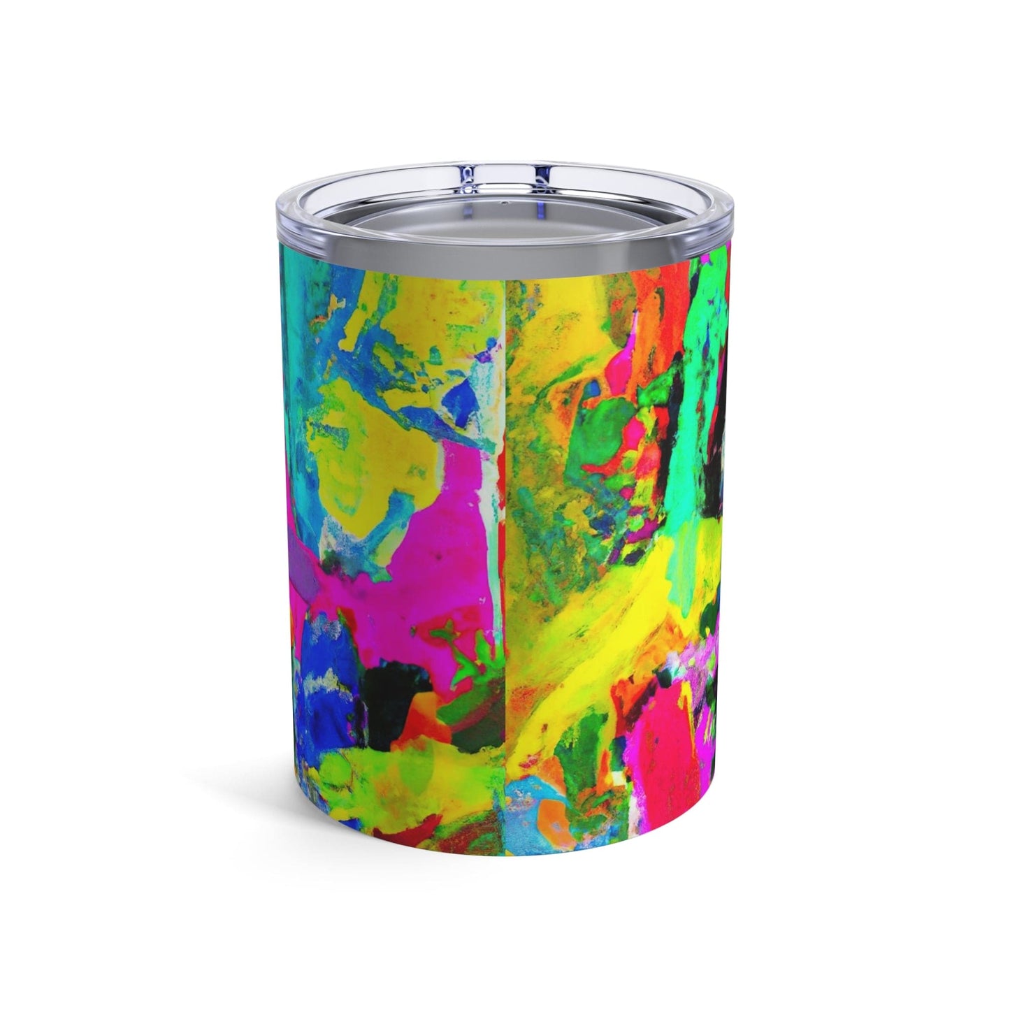 Insulated Tumbler 10oz Multicolor Abstract Pattern