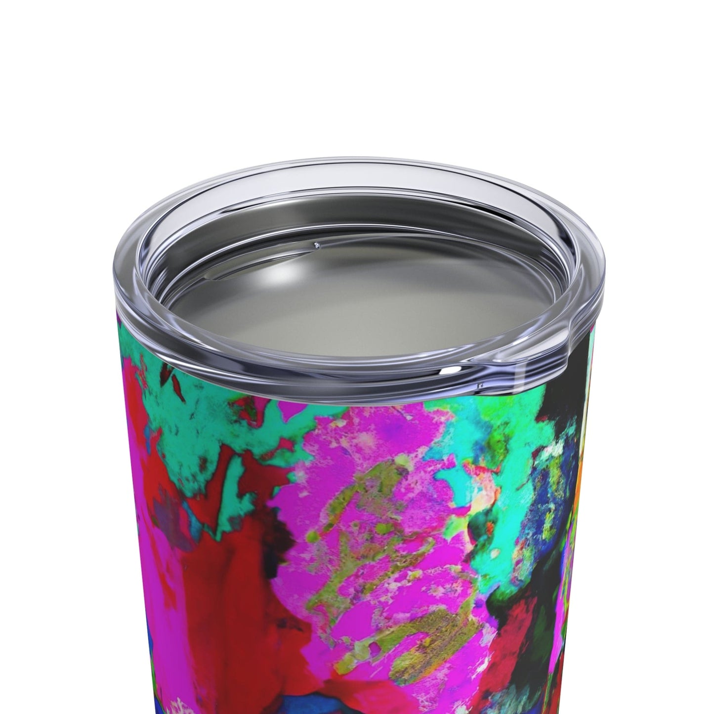 Insulated Tumbler 10oz Multicolor Abstract Pattern