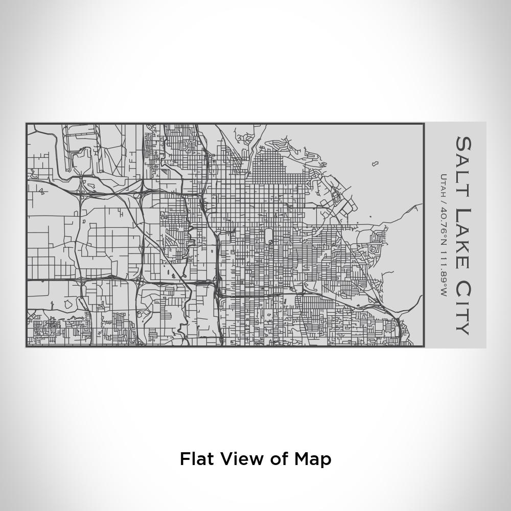 Salt Lake City - Utah Map Insulated Bottle