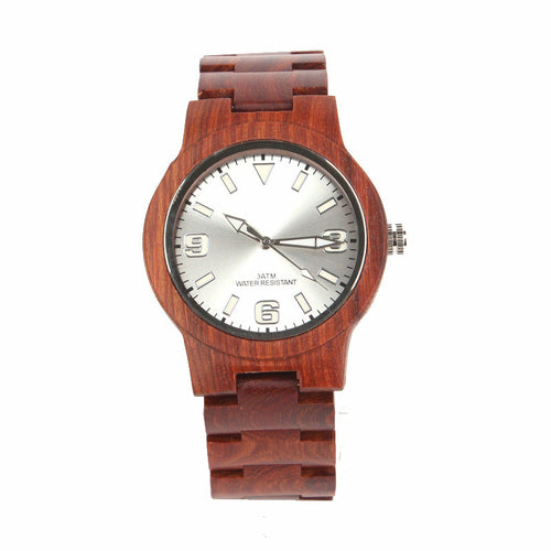 Bamboo Quartz Watch For Women's Daily Life