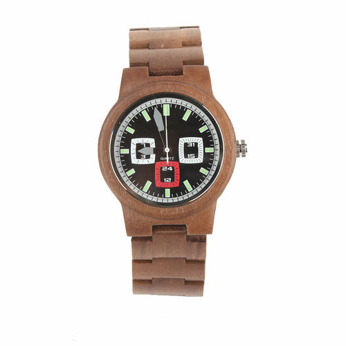 Bamboo Quartz Watch For Women's Daily Life