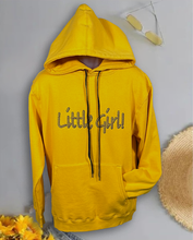 "Little Girl" Black Crystal Hoodie