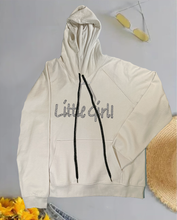 "Little Girl" Black Crystal Hoodie