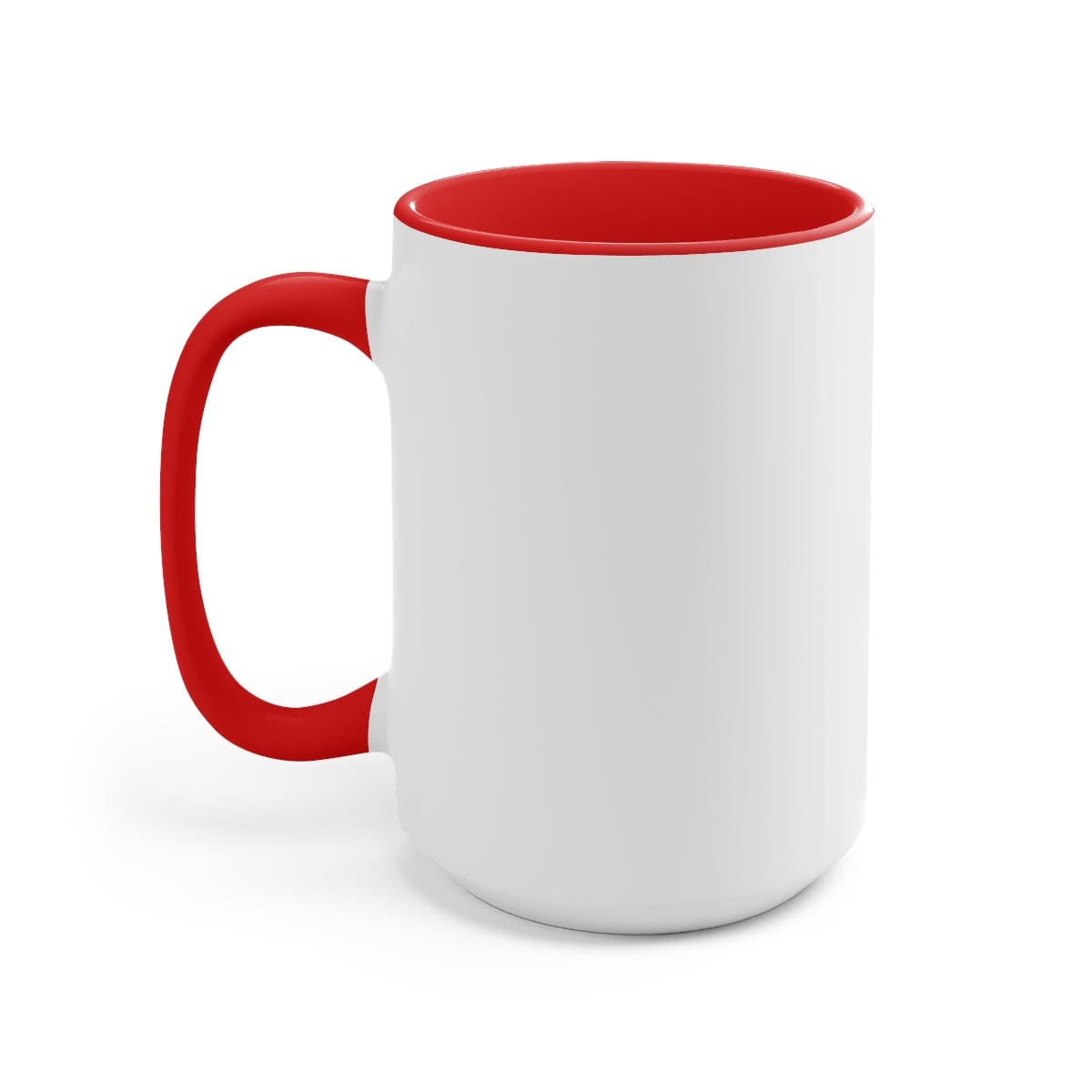 Ceramic Two-tone Color Accent Coffee Mug 15oz