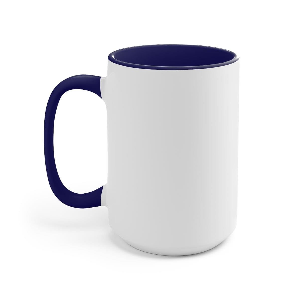 Ceramic Two-tone Color Accent Coffee Mug 15oz