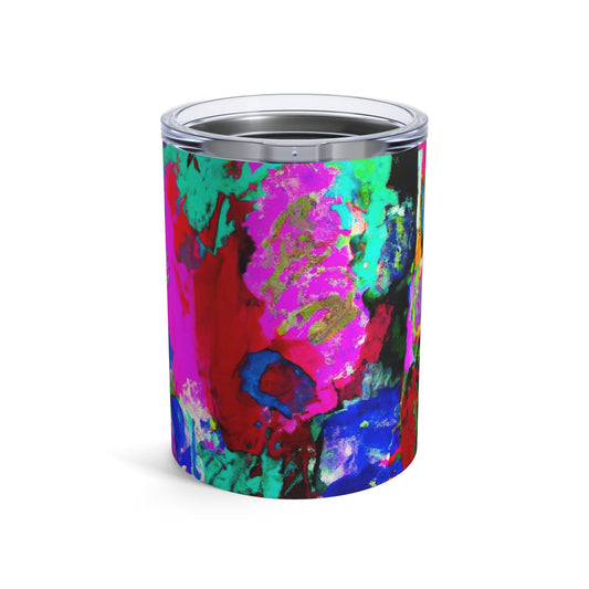 Insulated Tumbler 10oz Multicolor Abstract Pattern