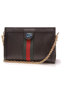 Gucci </p> Ophidia Small Shoulder Bag - Black