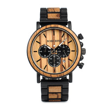 Gold Watch Men Luxury Brand Wooden